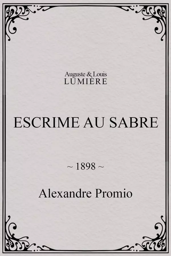 Escrime au sabre