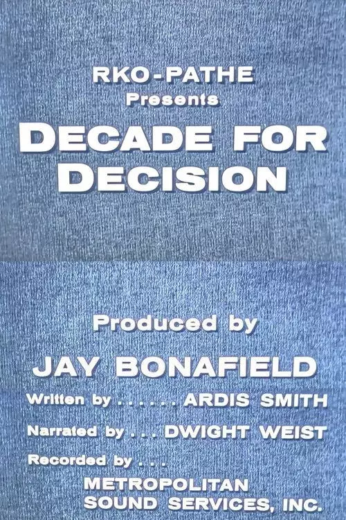 Decade for Decision