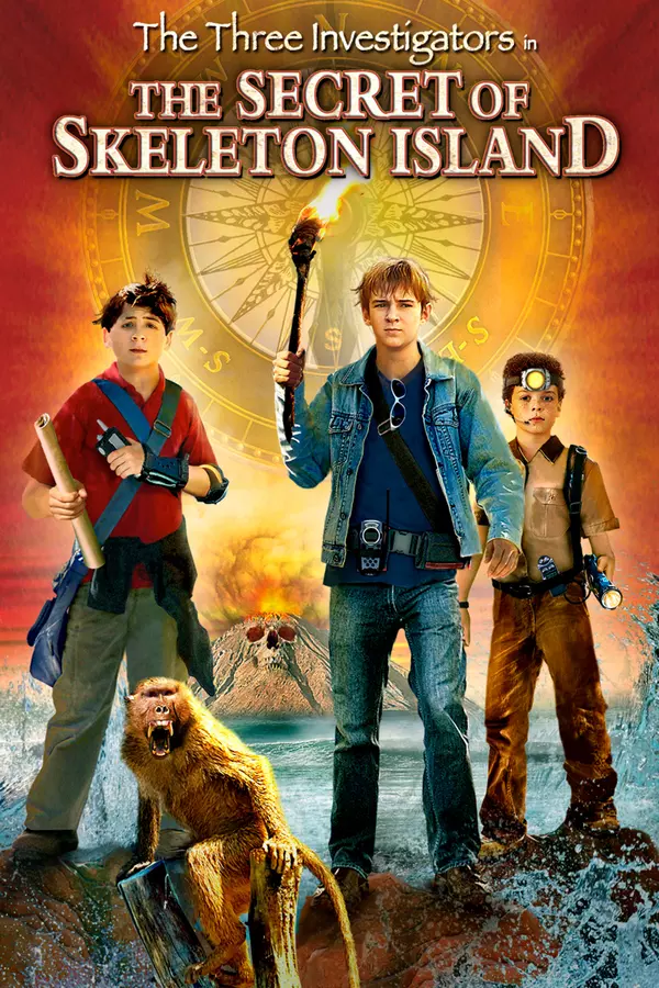 The Three Investigators in The Secret of Skeleton Island